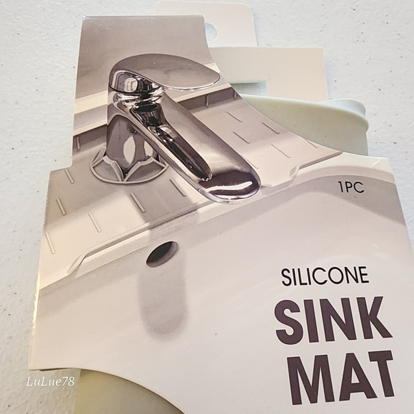 Silicone Sink Mat in Gray - Picture 3 of 10